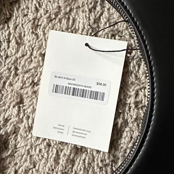 Oak and Fort Black Shoulder Bag - Picture 2 of 4